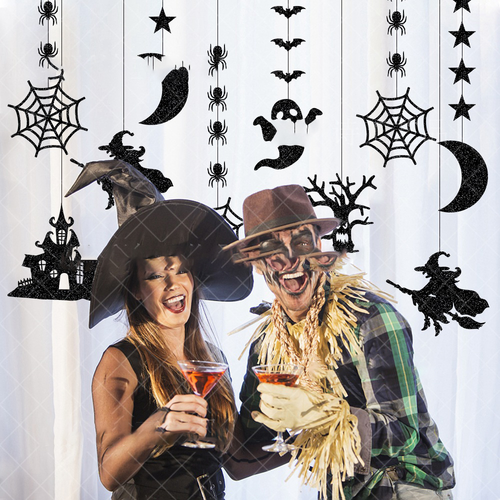 Halloween Decoration Garland Pendant Layout Props (6pcs Bag)