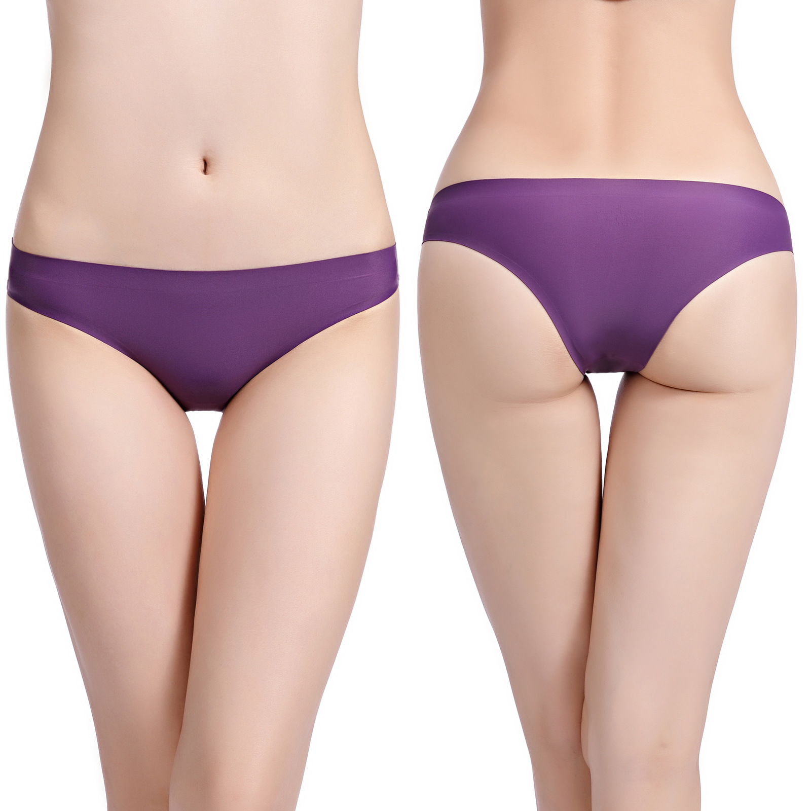 Title 14, Nahtlose Damen-Plus-Size-Slips in reiner Farbe,...