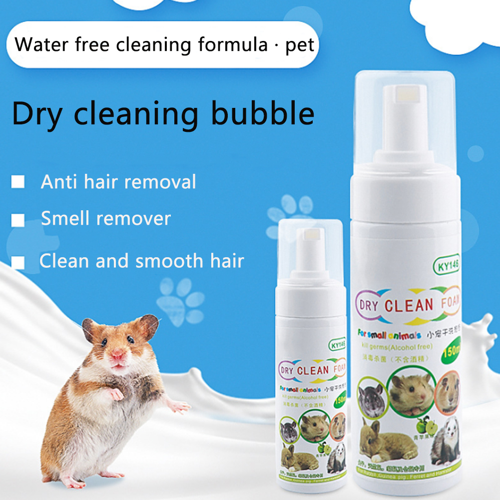 Shower Gel Deodorant Hamster Dry Clean Foam Guinea Pig Chinchilla Rabbit Bathing Shampoo