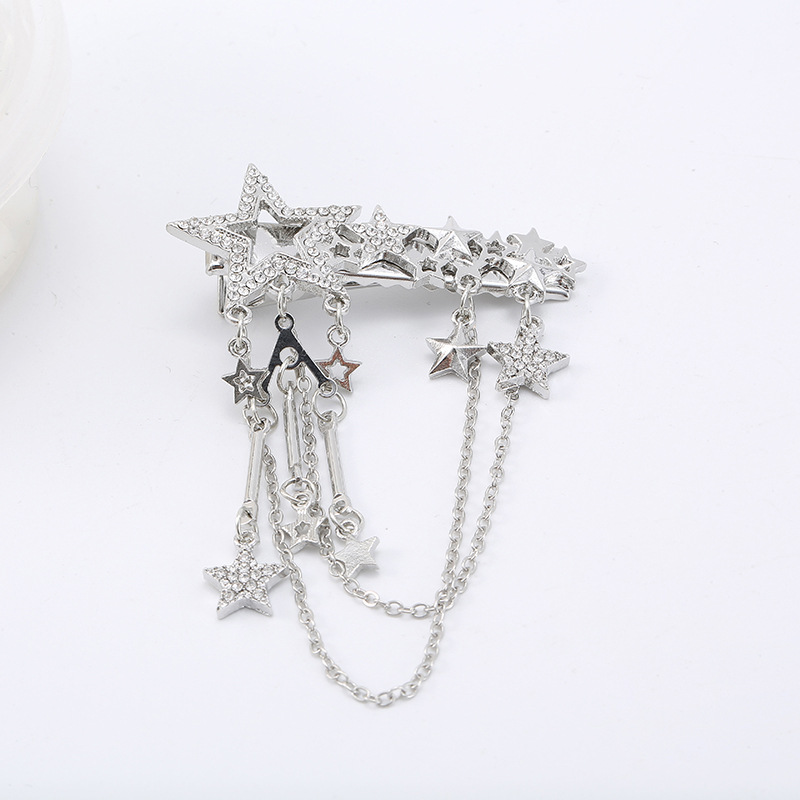 Women's Fashion Pentagram Tassel Hairpin
