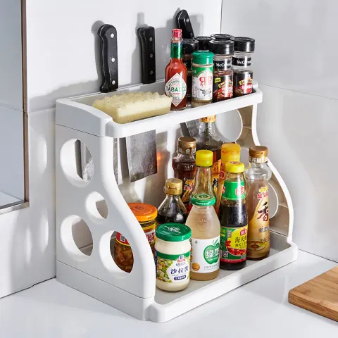 Kitchen Storage Shelving Supplies Artifact Multilayer
