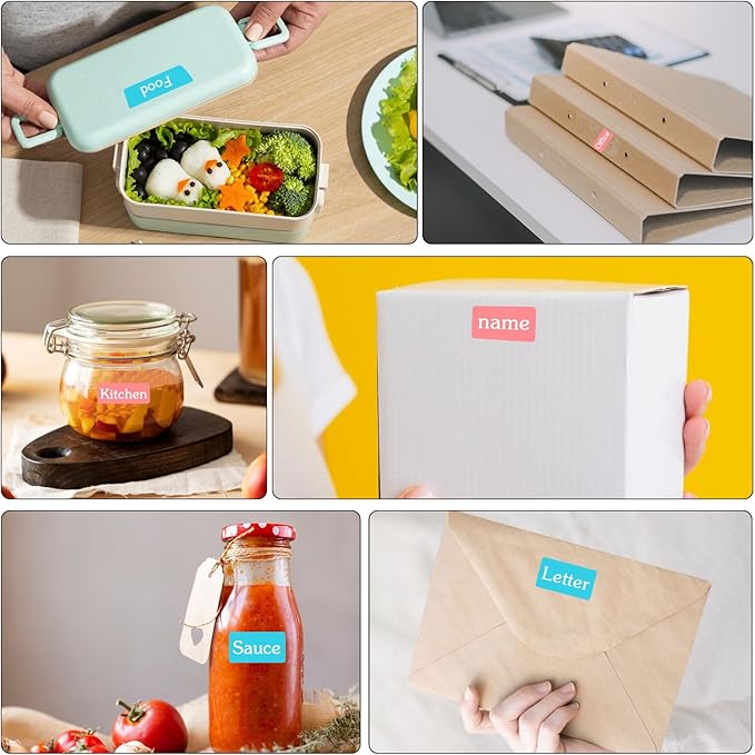 3pcs Tape, 3 Rolls 15x30mm Label Tape, D30 Portable Thermal Label Printing Paper For Office School Home 2