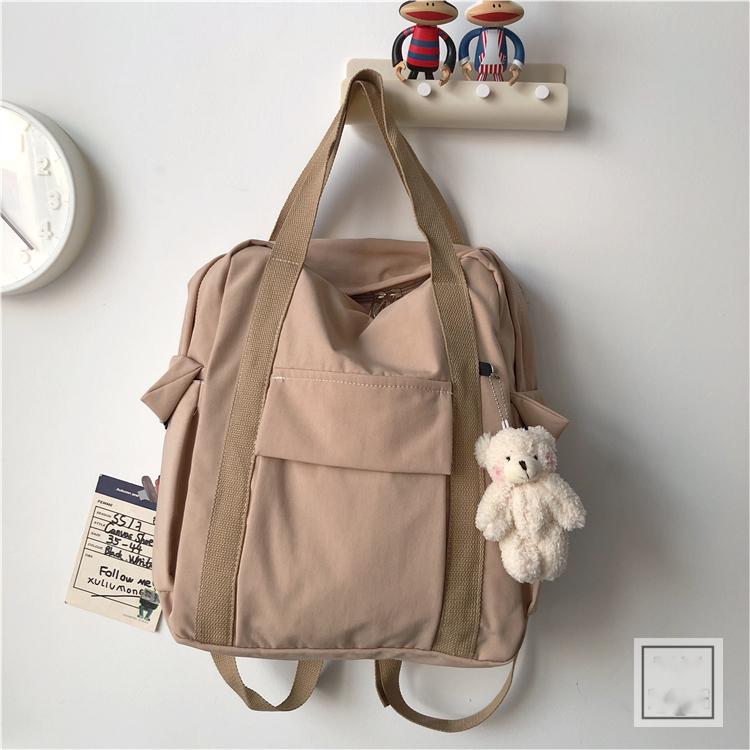 Khaki and blush bear