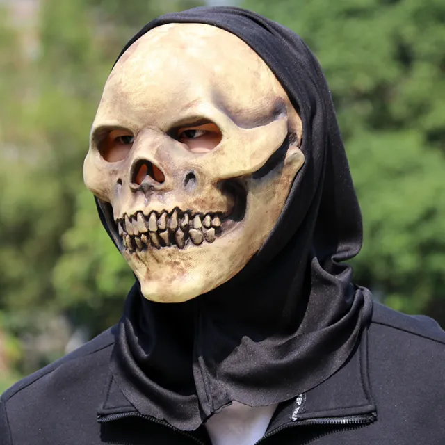 Escape Room Bar Latex Skull Mask Headgear Headgear - Shop at LoveMi