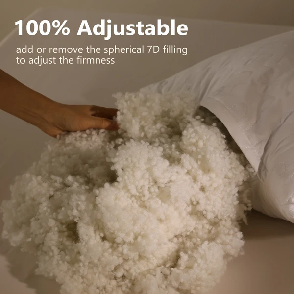 White Standard Size Extra Firm-pillow 1800