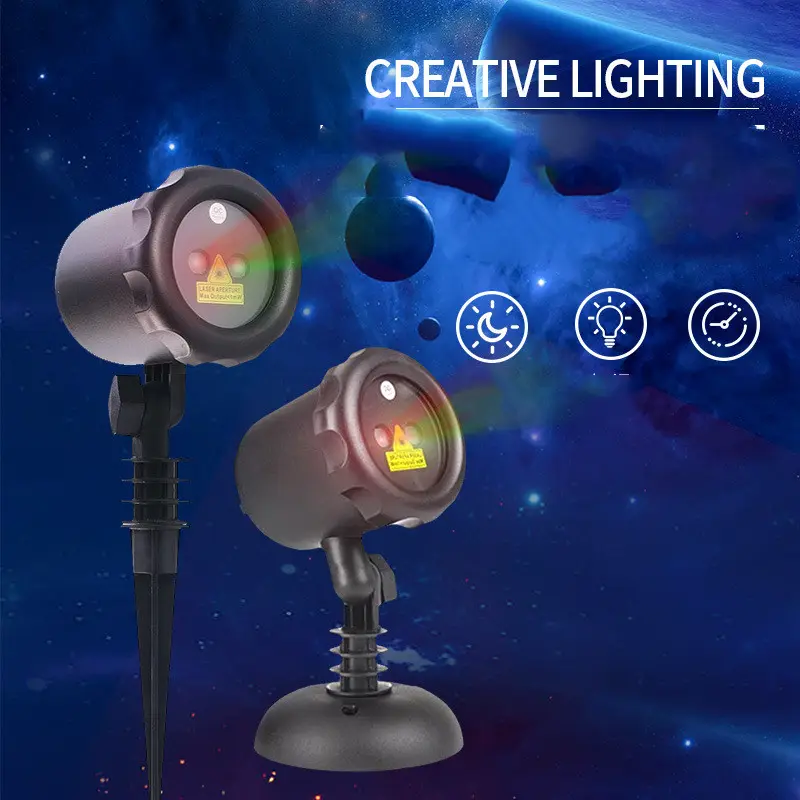 Christmas Laser Projector 8 Patterns LED Lights