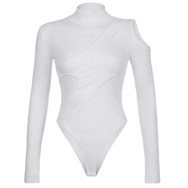 Women's Versatile Slim Long sleeved Top Trend White - Shop at LoveMi