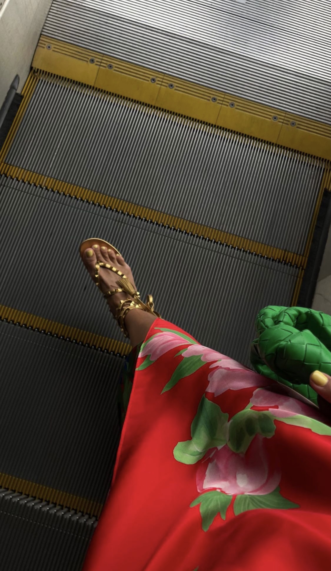 Vintage Print Gorgeous Dress Seaside Vacation