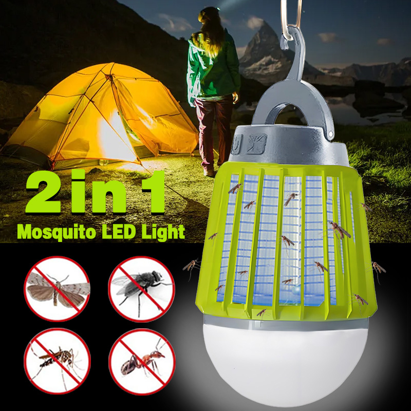 Outdoor Revolution Lumi-Mosquito LED Light 2-in-1 Insect Killer Camping Light
