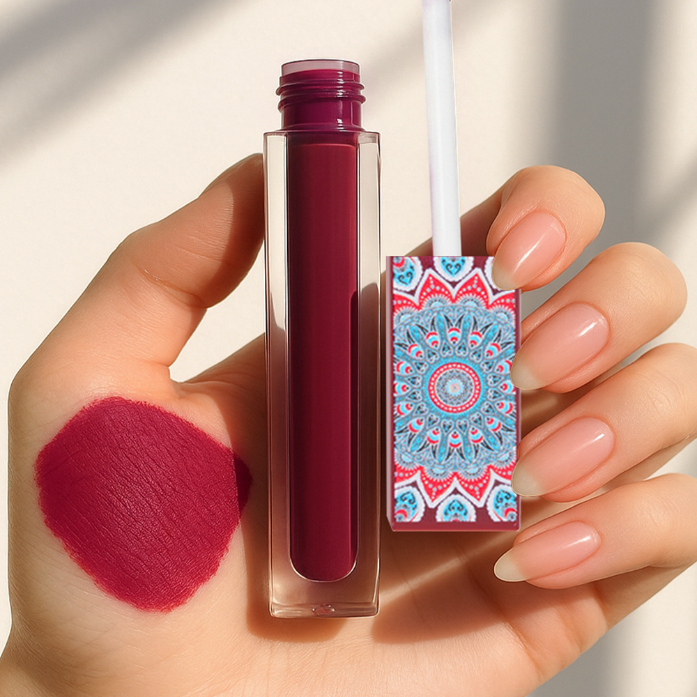 Matte Velvet Liquid Lipstick, Non-transfer Long Lasting Lip Tint, Brightening Skin Tone Smudge-proof Lip Gloss For Cross-border Supply, 4g 6