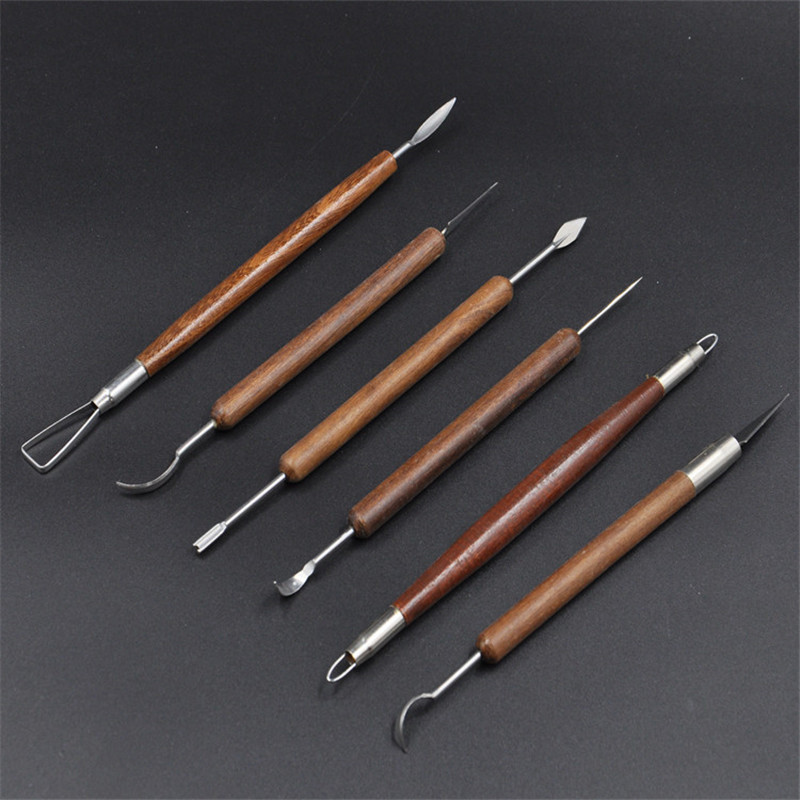 6 Pieces Of Clay Carving Set Wax Carving Pottery