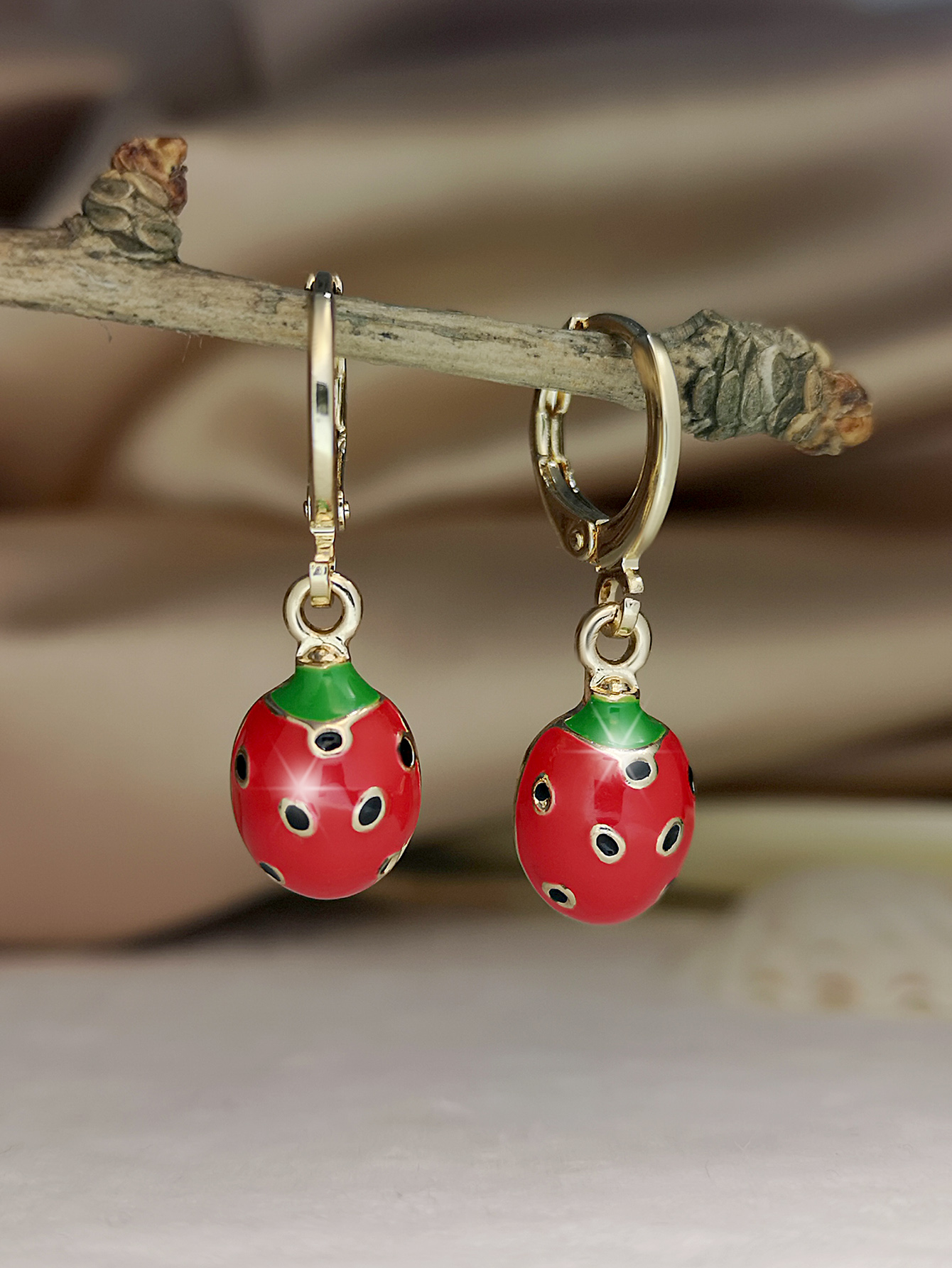 Fashionable Simple Metal Temperament Earrings