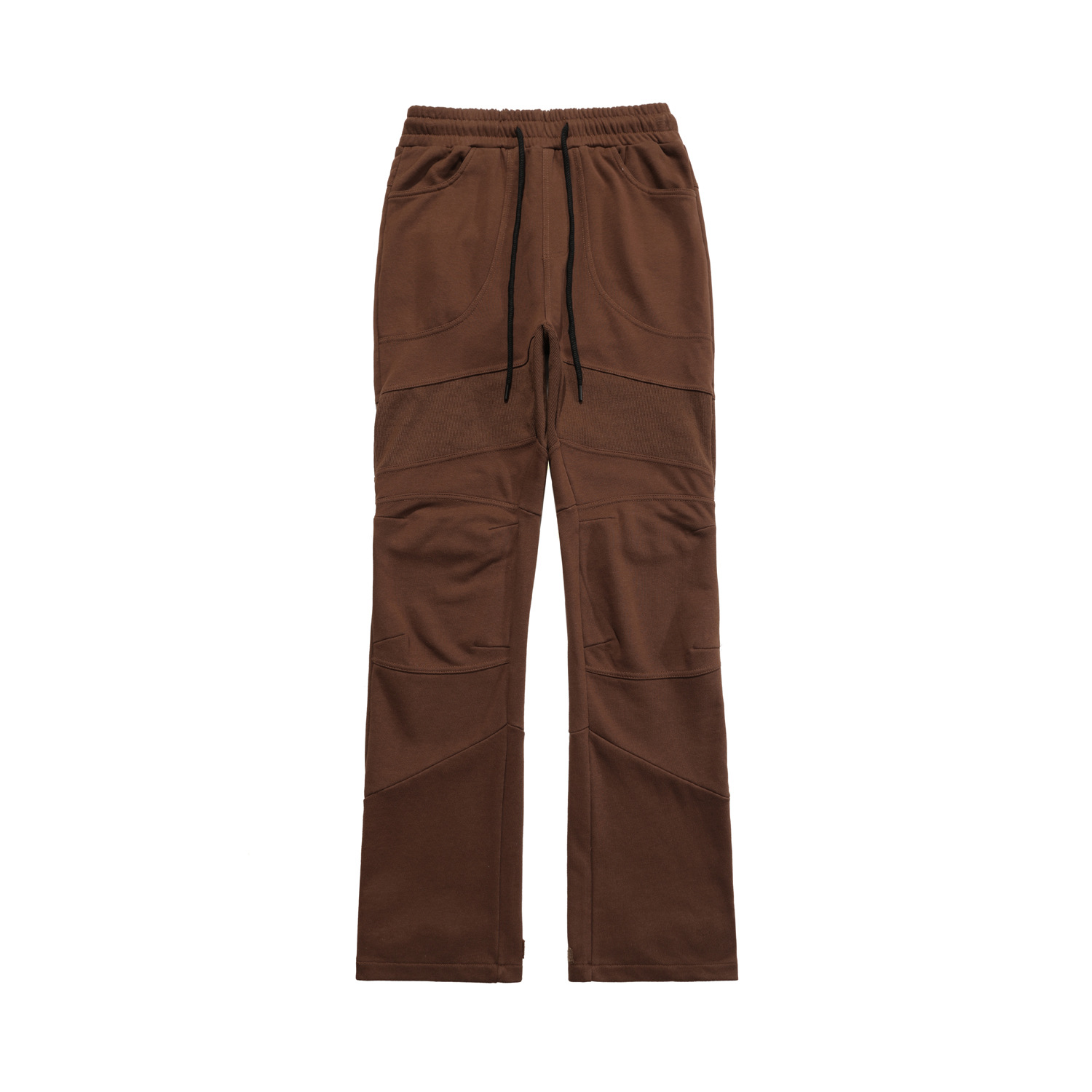 Title 6, Vintage donkerbruine losse casual broek voor ko...