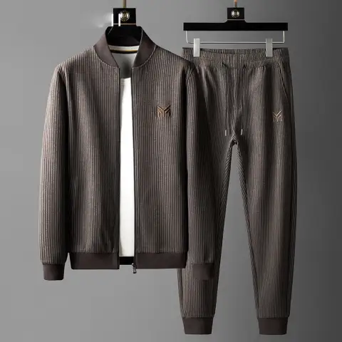 Sports Suit Men's New Casual Large Size Sportswear High-end