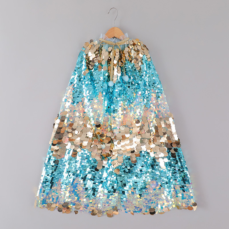 Title 1, Sequin Girls Cloak Cute Long Cloak Perfect for ...