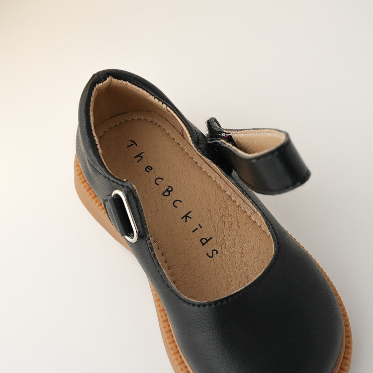 All-match Children's Neutral Leather Shoes - 21