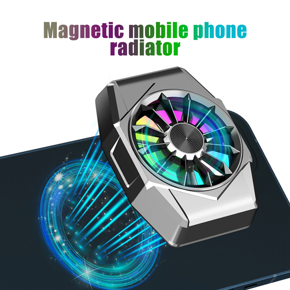 Phone Magnetic Radiator ABS Game Cooler System Quick Cooling Fan - Image 7