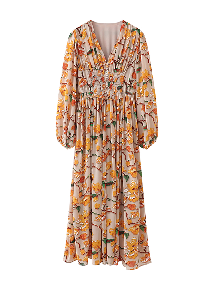 Women's Temperament High-end Retro Long Dress