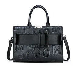 Quality Leather Women Shoulder Crossbody Bags Ladies Travel Bag - Black - View 1