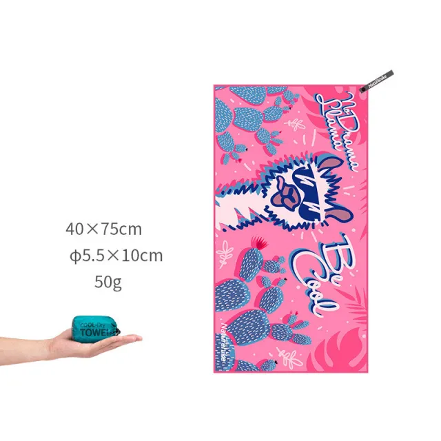 Swimming Spa Bathrobe Breathable Absorbent Quick Dry Towel Travel Pink - Shop at LoveMi