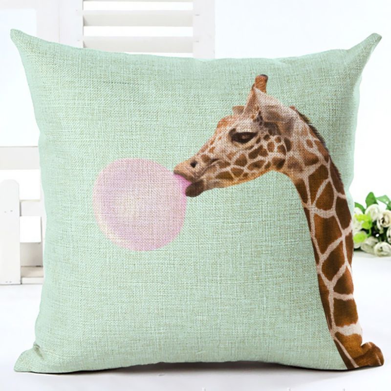 Linen Pillowcase Home Cushion Cover
