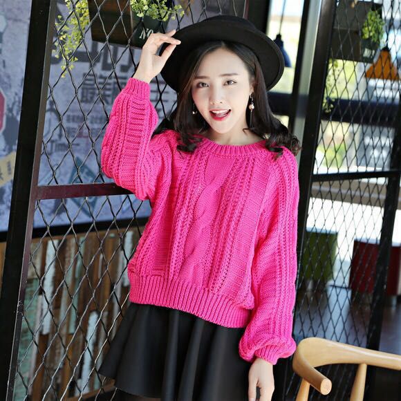 Title 8, New Inner Twist Loose Knit Pullover Womens Out...