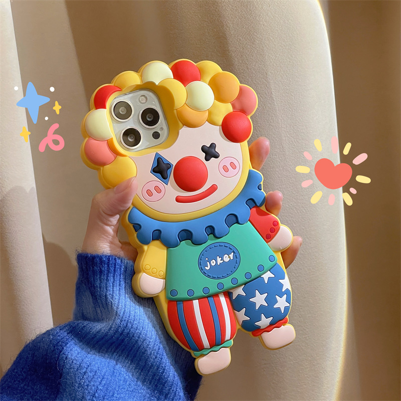 Cartoon Three-dimensional Clown Is Suitable For Iphone14Promax