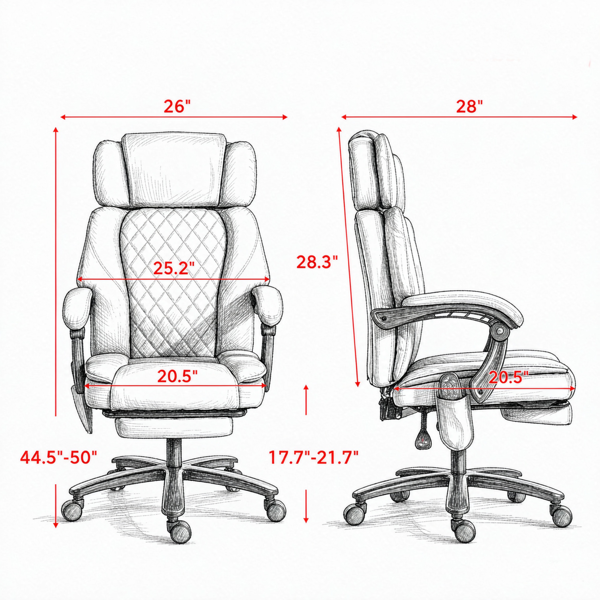 Massage Office Chair with Heat, picture 4 of 4