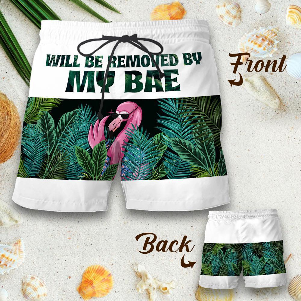 Title 5, 3D Printed Beach Shorts for Couples