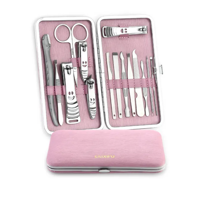 Manicure Tool Set Nail Clipper Beauty Pink - Shop at LoveMi