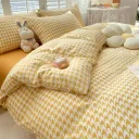 Houndstooth Yellow