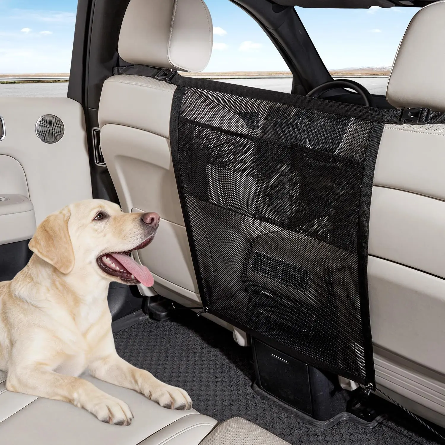 Dog Car Net Barrier
