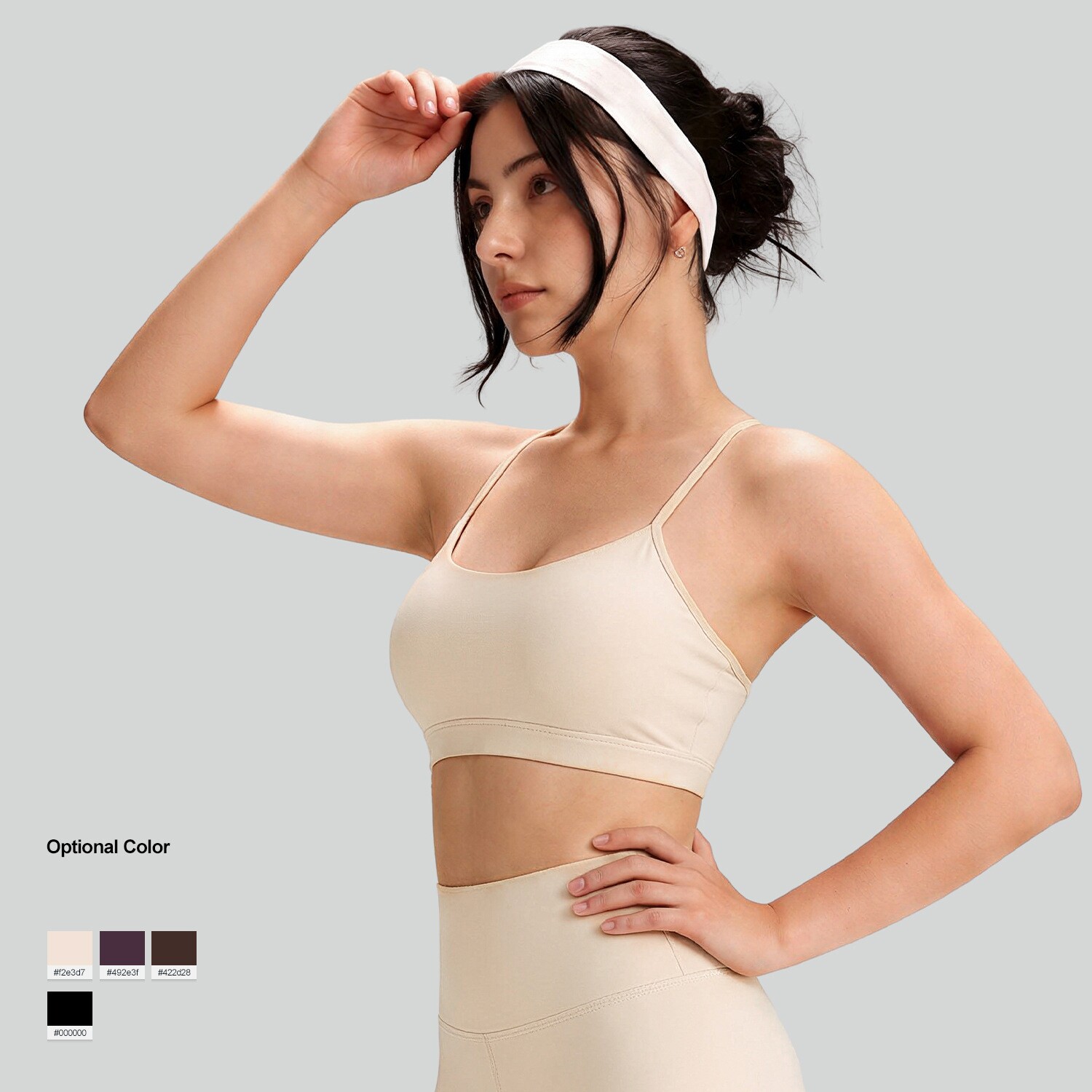 Women's Yoga Sports Fitness Bra With Thin Straps, High Impact Shockproof, Anti-Sagging & Back Beautifying Followed Stores 4