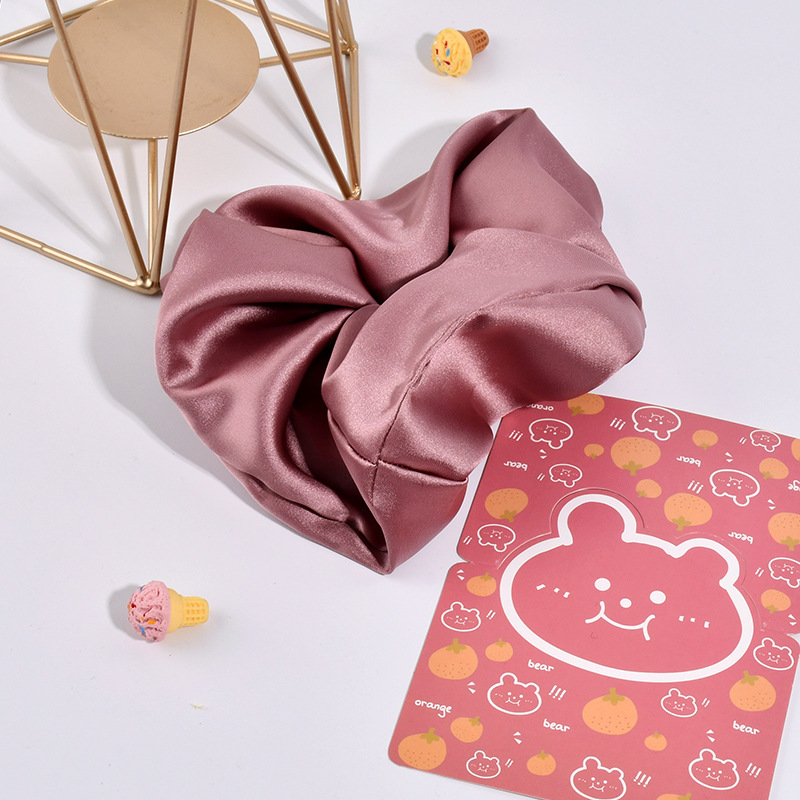 Silk Feel Satin Headband Temperament Hair Band Headpiece Purple - Shop at LoveMi