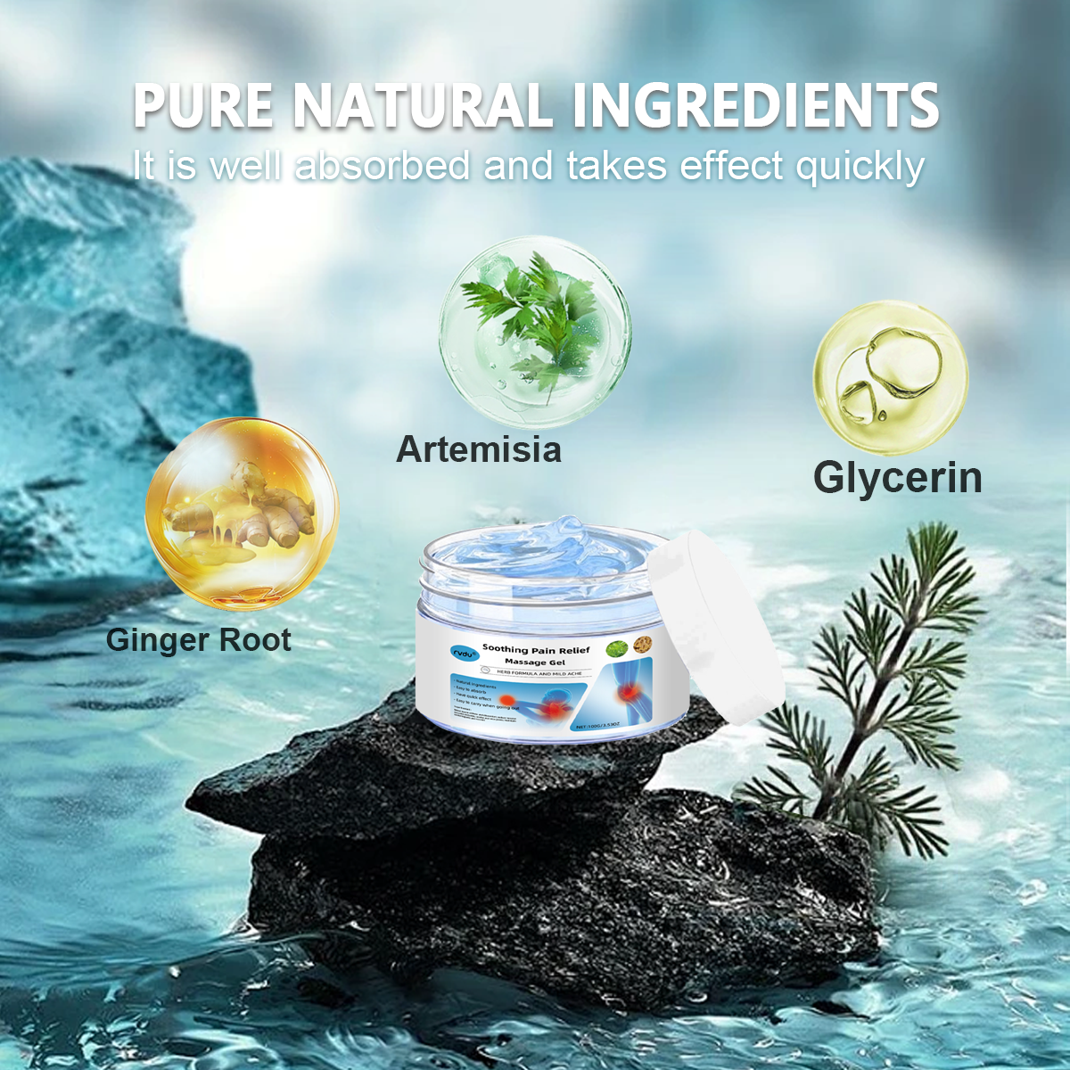 Rvdu JointCare Gel Knee Lumbar Shoulder Neck MusclePain Body Care Massage Cream Gel
