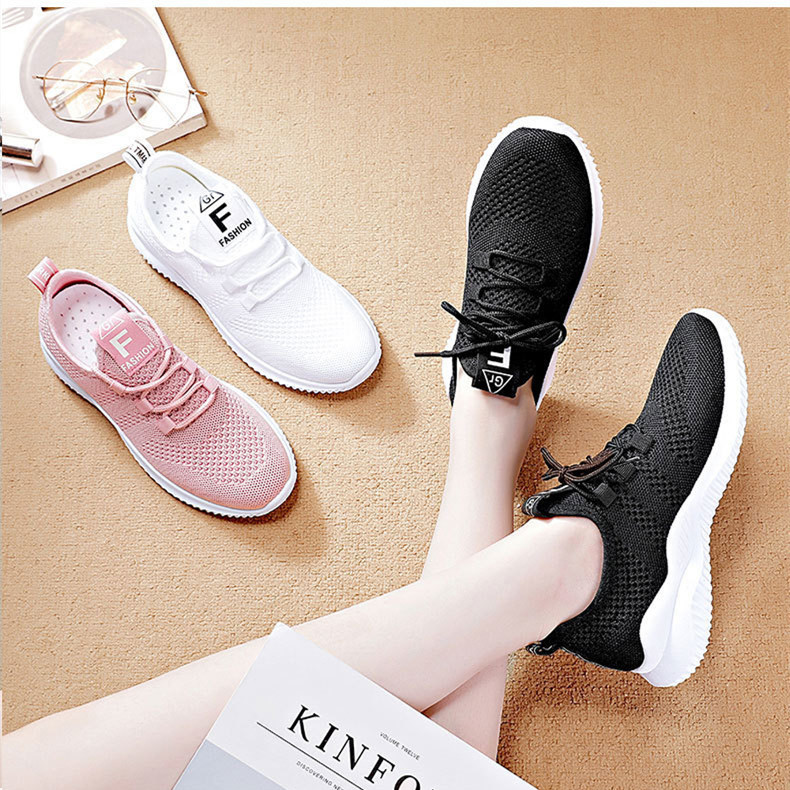 Women's Mesh Casual Running Shoes Korean Style All Match