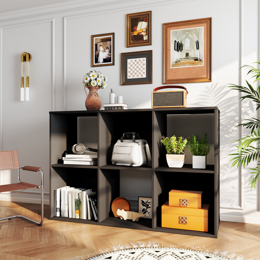 Cube Storage Organizer - Open Cube Bookshelf With Removable Back Panels, Display Storage Bookcase For Living Room, Bedroom, Entrance Hall image 87