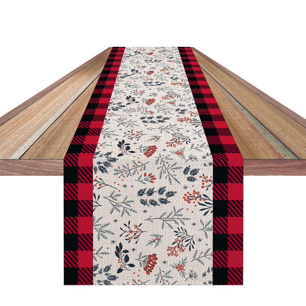 Christmas Table Runner Plaid Pattern (No.1 suit)