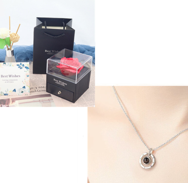 Titanium Steel Clavicle Chain In 100 Languages