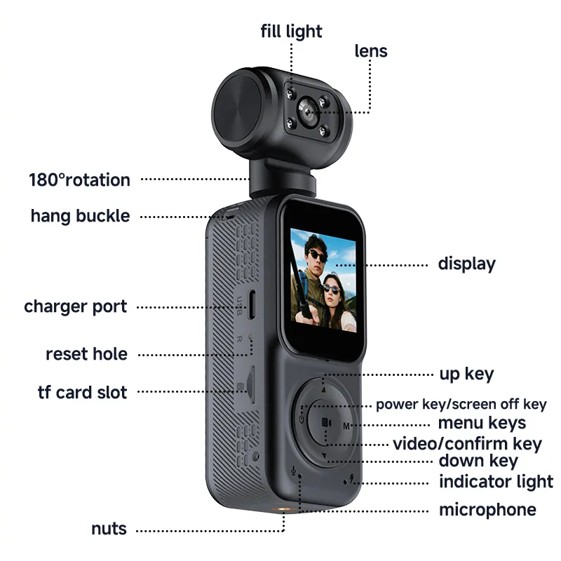 Panoramic Sports Camera Handheld DV Outdoor HD