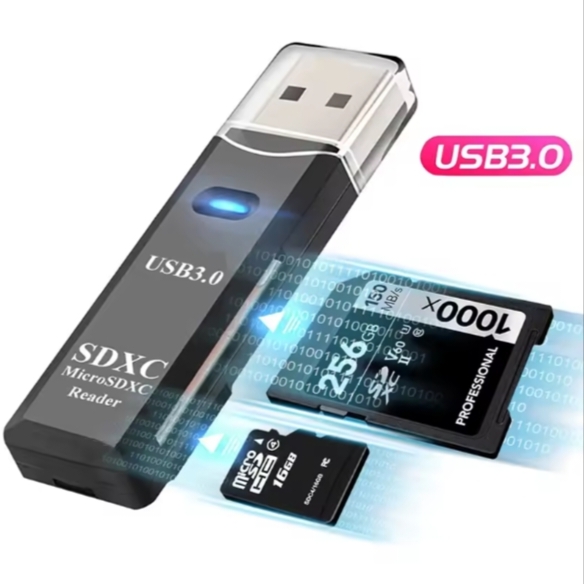 USB3.0 Micro SD Card Reader, 5Gbps 2-in-1 SD Card Reader To USB Adapter, Micro SDHC And UHS-I Cards thumbnail 4