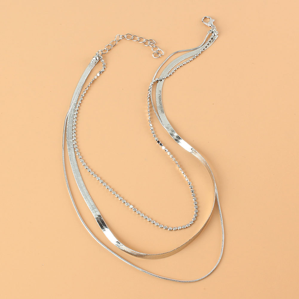Women's Temperament And Personality Multi-layer Alloy Necklace