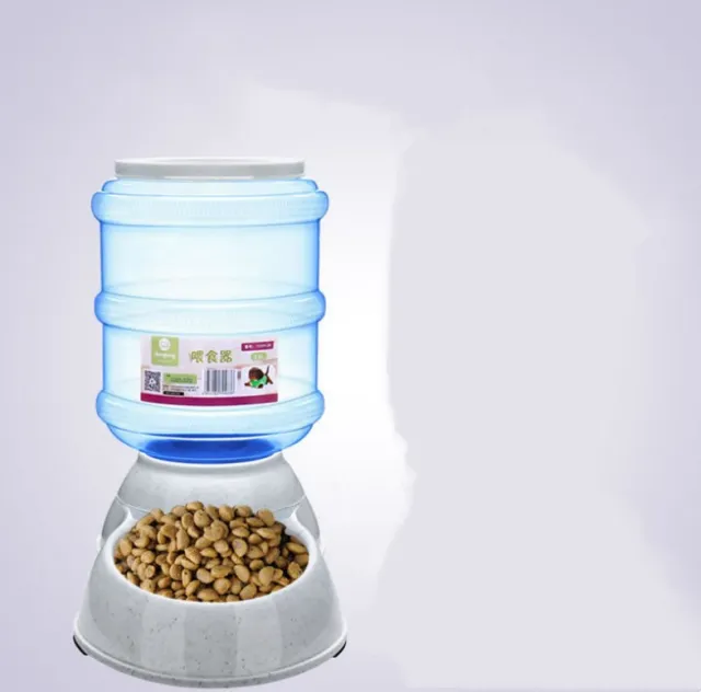 Cats Dogs Automatic Pet Feeder Drinking Water Fountains Large Capacity Plastic Pets Dog Food Bowl Water Dispenser Feeder - Shop at LoveMi