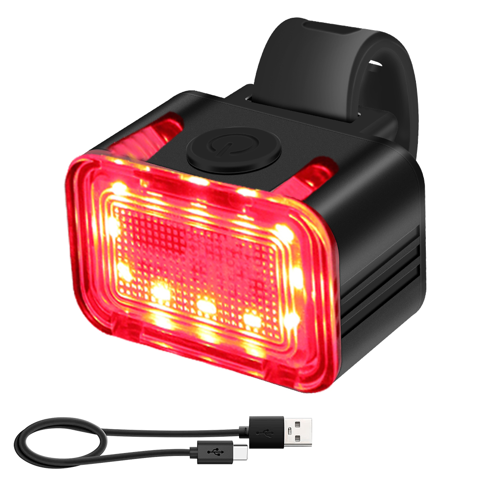 Luz Trasera LED Recargable USB para Bicicleta - imagen 1