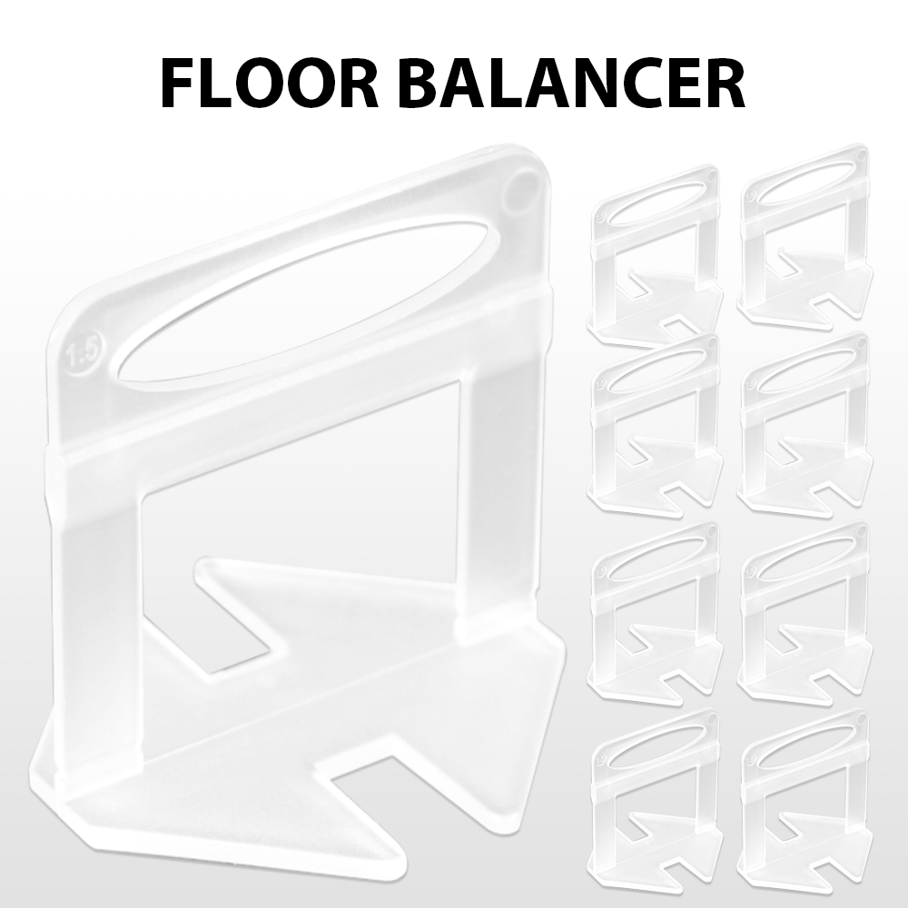 Tile Leveling System Clips Levelling Spacer Tiling Tool Floor Wall-1000pcs Clips 1.5mm