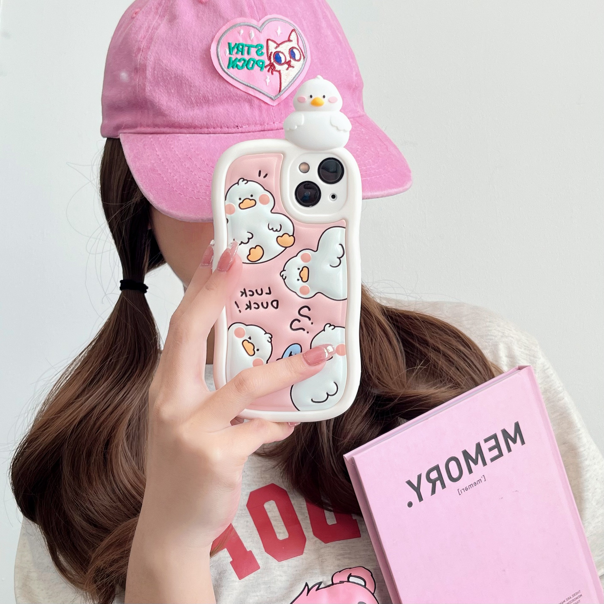 Cute Three-dimensional Duck Phone Case - Image 4
