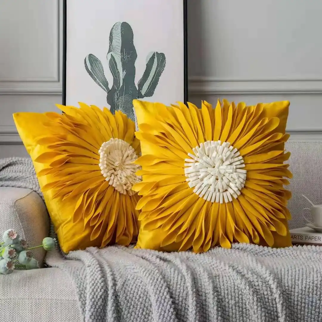 Fashion Modern Style White Throw Pillows Velvet