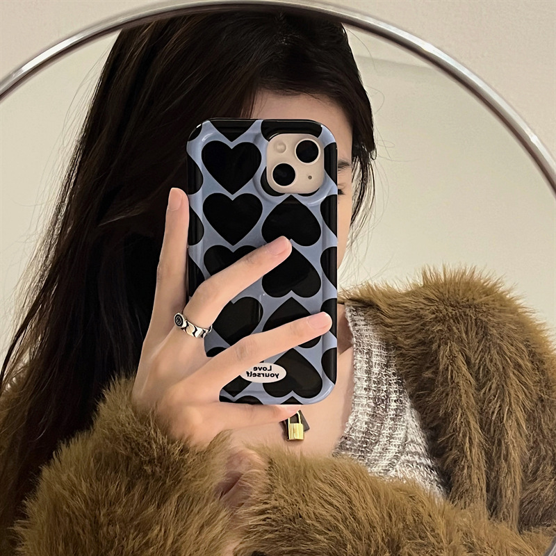 Retro Minority Blue Love Mobile Phone Case - Image 4