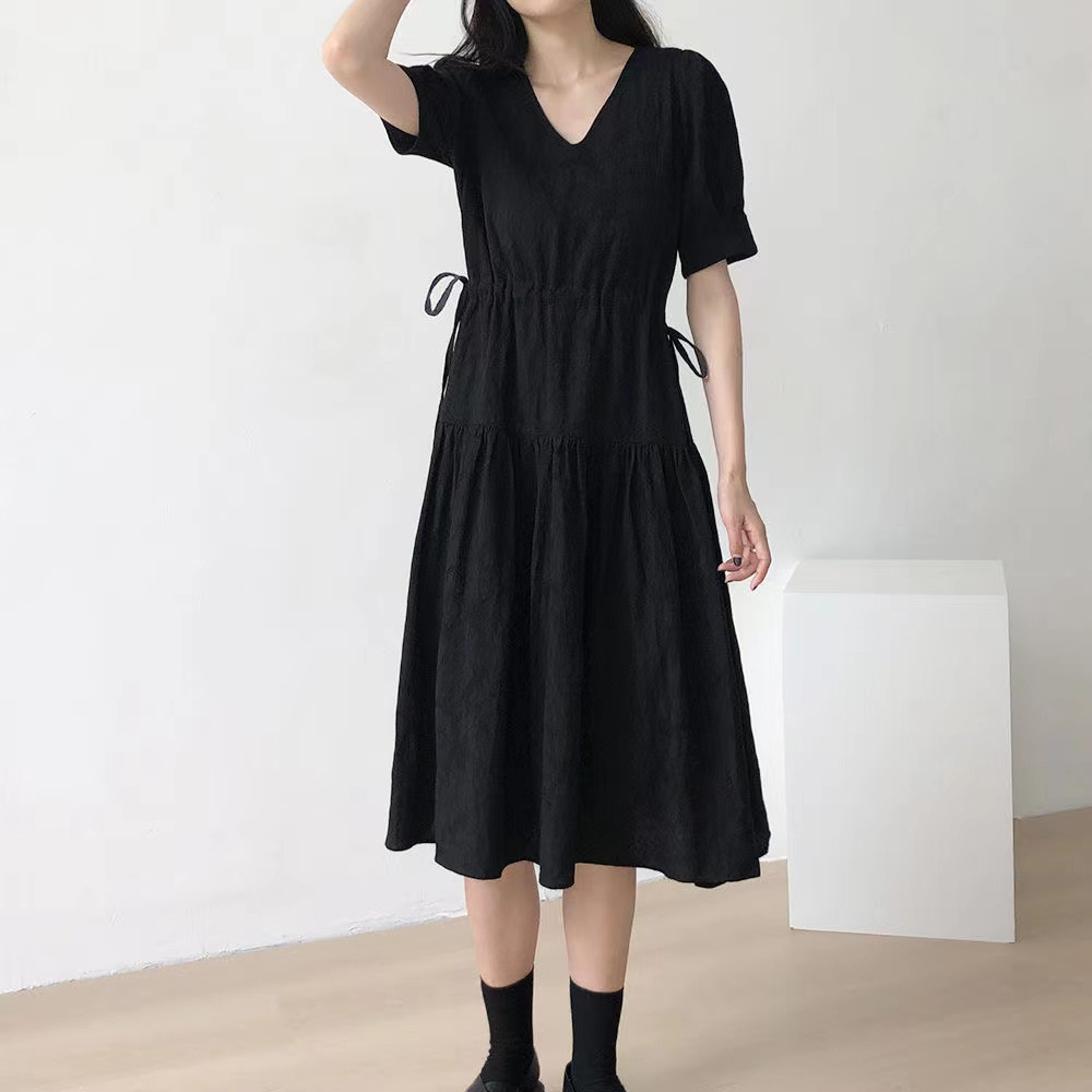 Loose Black Dress With A Premium Feel