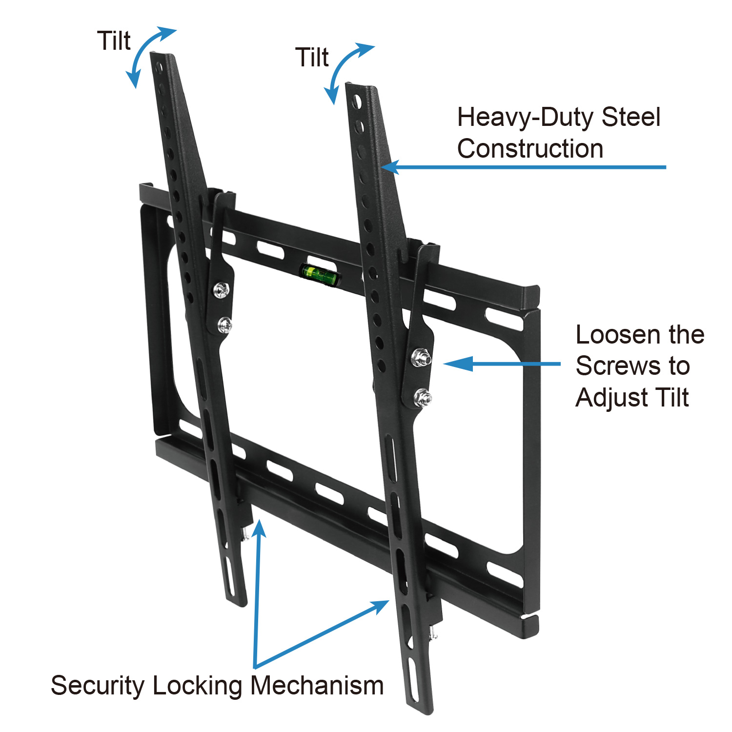 1Pc TV Wall Mount Tilt Dual Arm TV Mount Brackets Maximum VESA 400x400mm For 26-55in TVs - Image 10